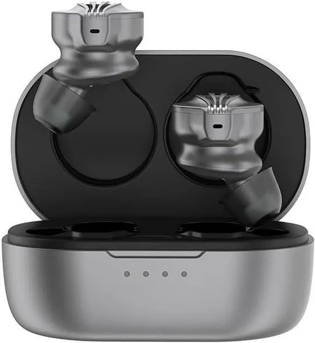 Alt view image 2 of 7 - FiiO FW3 True Wireless Earbud, Bluetooth 5.2 LDAC/aptX Adaptive, 10mm Drivers with Big Bass, App for Custom EQ, 21H Playtime (Grey)