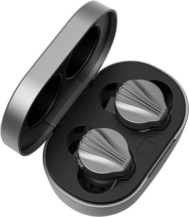 Main image of FiiO FW3 True Wireless Earbud, Bluetooth 5.2 LDAC/aptX Adaptive, 10mm Drivers with Big Bass, App for Custom EQ, 21H Playtime (Grey)