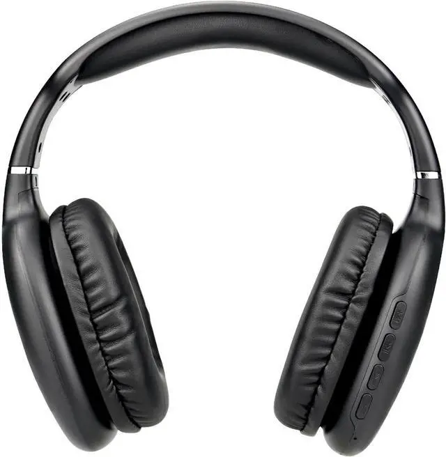 Alt view image 2 of 5 - RCA Wireless Bluetooth Headphones, Over Ear Noise Cancelling Headphones, Deep Bass, 12H Playtime, Bluetooth 5.4, Memory Foam Cushions, Built-in Mic, Universal Compatibility, Black