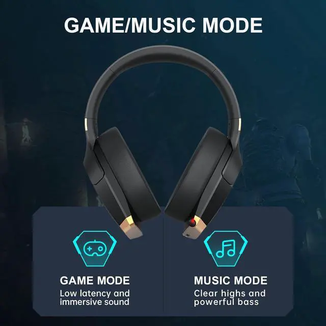 Alt view image 5 of 7 - Edifier Hecate GX Hi-Res Gaming Headset for PS4/ PS5/ PC/Switch/Xbox Gamepad - USB/Type-C/3.5mm Wired Gaming Headphones with Microphone RGB Lighting - ENC Noise Cancelling - 50mm Driver