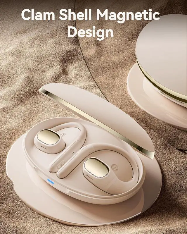 Alt view image 2 of 7 - Sport Earbuds with Lightweight Earhooks IPX7 Waterproof Open Ear Headphone