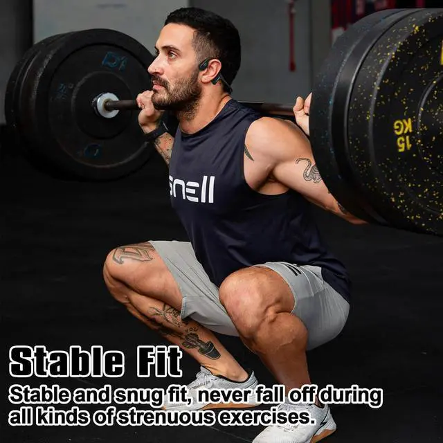 Alt view image 5 of 7 - Bone Conduction Headphones, Open-Ear Bluetooth 5.3 Sport Headset with 32G MP3 Player Waterproof IP68, 12H Playtime, Secure Fit for Swimming, Running, Cycling, Gym & Workouts