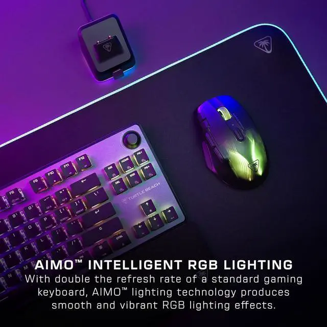 Alt view image 7 of 7 - Turtle Beach Vulcan II TKL Pro Magnetic Mechanical RGB Gaming Keyboard  Analog Hall-Effect Switches, Adjustable Actuation, Rapid Trigger, Swappable Keycaps, Tenkeyless Design, Anti-Ghosting  Black