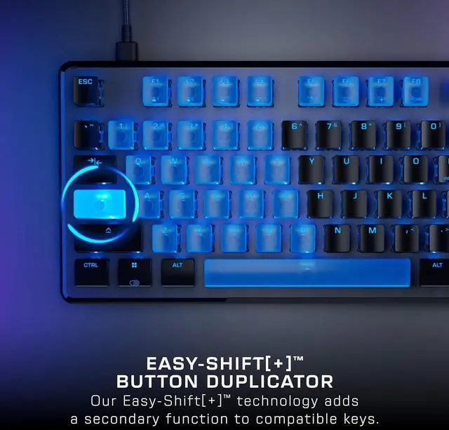 Alt view image 6 of 7 - Turtle Beach Vulcan II TKL Pro Magnetic Mechanical RGB Gaming Keyboard  Analog Hall-Effect Switches, Adjustable Actuation, Rapid Trigger, Swappable Keycaps, Tenkeyless Design, Anti-Ghosting  Black