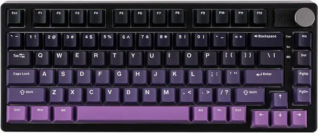 Main image of EPOMAKER HE75 Mag Wireless Gaming Keyboard with Hall Effect Switch and Changeable Knob Module, Rapid Fast Magnetic Keyboard with Adjustable Trigger, 2.4G/Bluetooth Keyboard, RGB Backlit