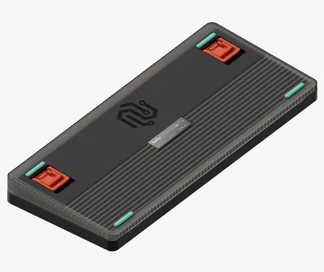 Alt view image 2 of 7 - nuphy Halo75 V2 Mechancial Gaming Kyeboard,75% Wireless Hot Swappable Bluetooth Keyboard,83 Kyes RGB Backlit Keyboard,Support Bluetooth/2.4GHz/USB-C-Black Raspberry Switch