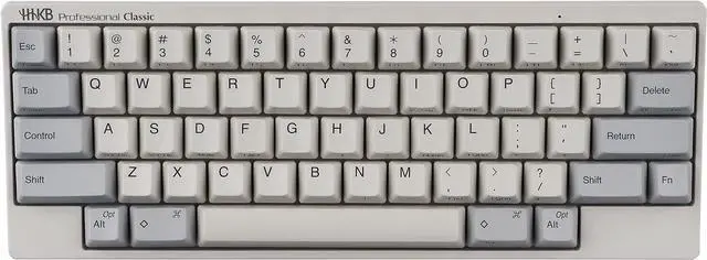 Main image of HHKB - Happy Hacking Keyboard Professional Classic (Wired, USB-C, Mac, Windows, White, Printed) with 2 Year Advance Exchange Warranty