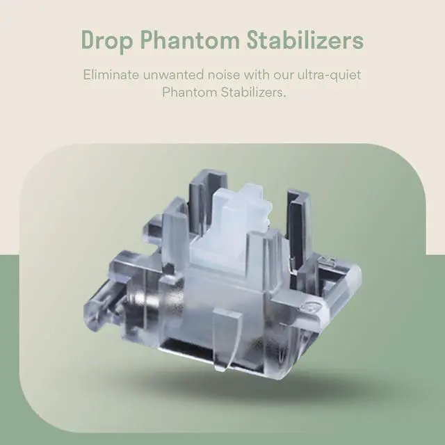 Alt view image 6 of 7 - DROP Expression Series Shinai TKL Mechanical Keyboard - Holy Panda X Tactile Switches - PBT Double-Shot Keycaps - LED Backlight - Green
