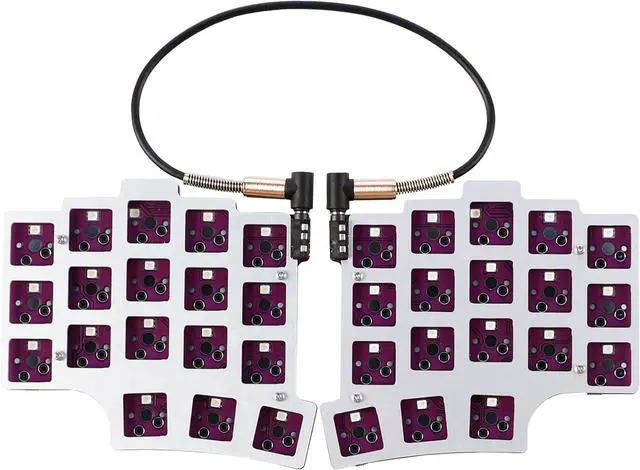 Main image of YMDK Split 36 Keys Ergonomics 40% Layout Hot swappable Mechanical Keyboard RGB QMK Vial All Key programmable Mini Independent Gaming Keyboard Kit