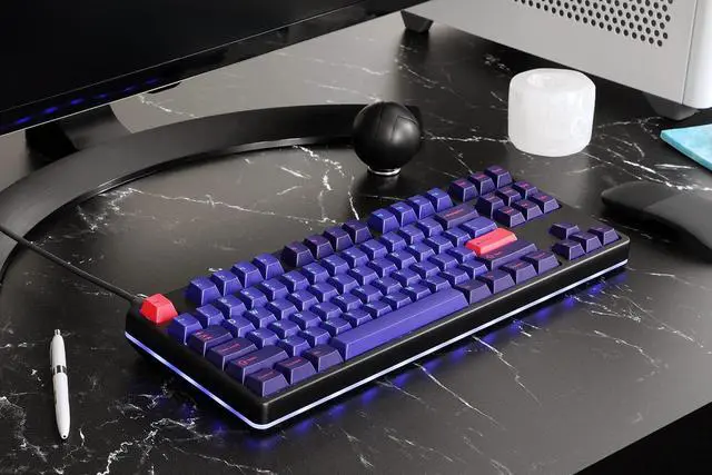 Alt view image 5 of 7 - DROP + MiTo GMK Laser Custom Mechanical Keyboard Keycap Set - 129-keys, Doubleshot, Cherry Profile, for 60%, TKL, 1800 Layouts, etc. (Cyberdeck)