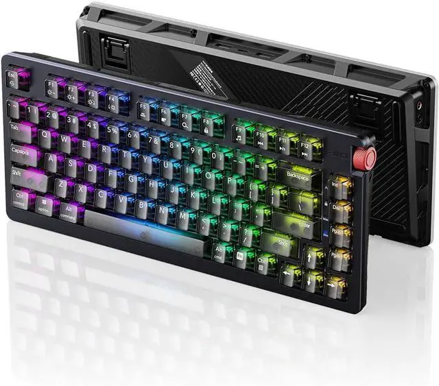 Alt view image 2 of 7 - FiiO HiFi Mechanical Music Keyboard KB3, 75% Mechnical Keyboardwith HiFi Music Decoder, RGB Backlit for PC/Mac/iOS/Android, 3.5mm 4.4mm Outputs (HiFi Wired)