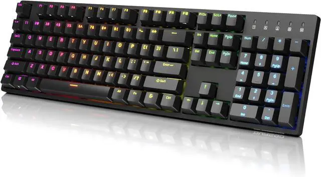Main image of Durgod Taurus K310 Mechanical Keyboard | RGB Backlit | 104 Keys Full Size | USB C Wired | Doubleshot PBT Keycaps | Programmable Keys | NKRO Rollover | for Windows & Mac | Cherry MX Brown, RGB