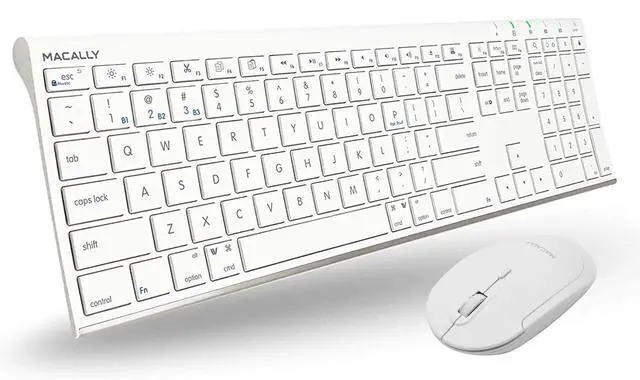 Main image of Macally Bluetooth Wireless Keyboard and Mouse Combo for Mac, Fully Apple Compatible