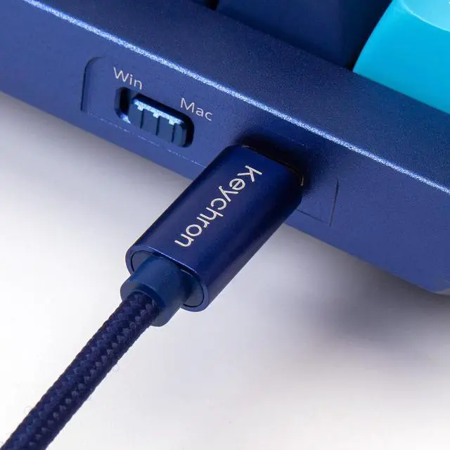 Alt view image 5 of 7 - Keychron Q5 RGB QMK/VIA Programmable Macro Wired Custom Mechanical Keyboard with Hot-Swappable Gateron G Pro Brown Switch, 96% Layout Full Aluminum Double Gasket for Mac Windows Linux(Blue)