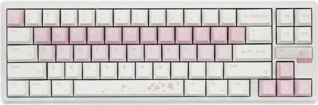 Main image of Varmilo Sword68 Sakura Aluminum 65% Hotswap Wireless RGB Mechanical Keyboard (Kailh Prestige Voice)
