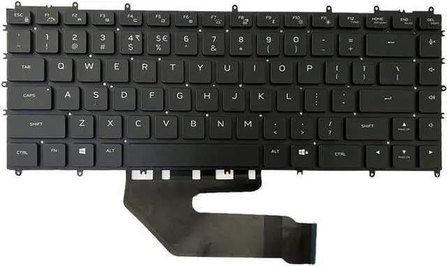 Alt view image 2 of 7 - GinTai Laptops Keyboard Backlit US Replacement for Dell Alienware x15 R1 PK133042A01 05C5XP Clavier Pour ordinateur Portable Keyboard