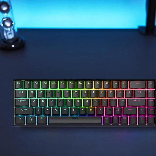 Alt view image 2 of 7 - Raven68 Esports Levitation Mechanical Keyboard Backlights 68Keys Gaming Mechanical Keyboards Esport Keypad