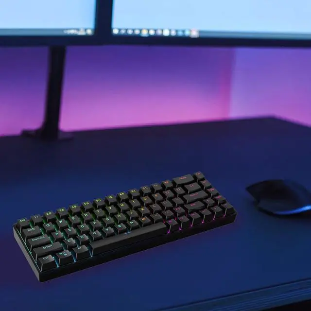 Alt view image 4 of 7 - Raven68 Esports Levitation Mechanical Keyboard Backlights 68Keys Gaming Mechanical Keyboards Esport Keypad
