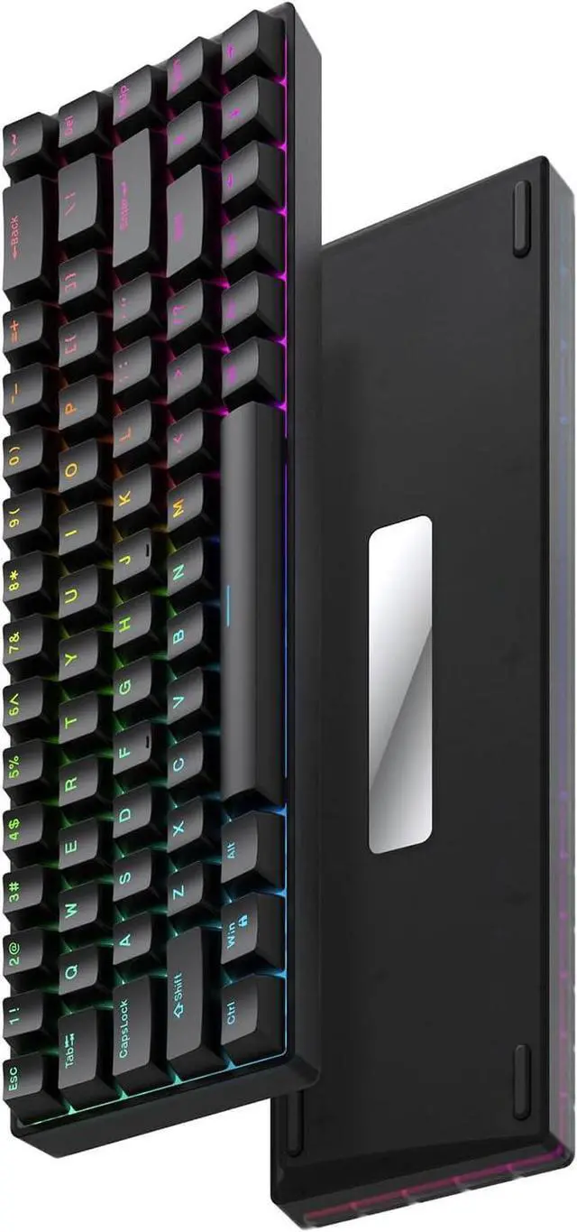 Alt view image 6 of 7 - PANHDK Raven68 Esports Levitation Mechanical Keyboard Backlights 68Keys Gaming Mechanical Keyboards Esport Keypad