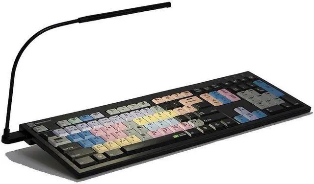 Alt view image 3 of 3 - Logickeyboard designed for Grass Valley Edius Pro 9 - PC Nero Slim Line Keyboard- Windows 7-10 - Part: LKBU-EDIUS-BJPU-US