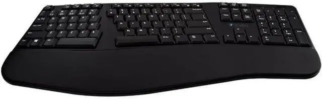 Alt view image 4 of 7 - V7 Bluetooth Ergonomic Keyboard and Mouse Combo - US Layout