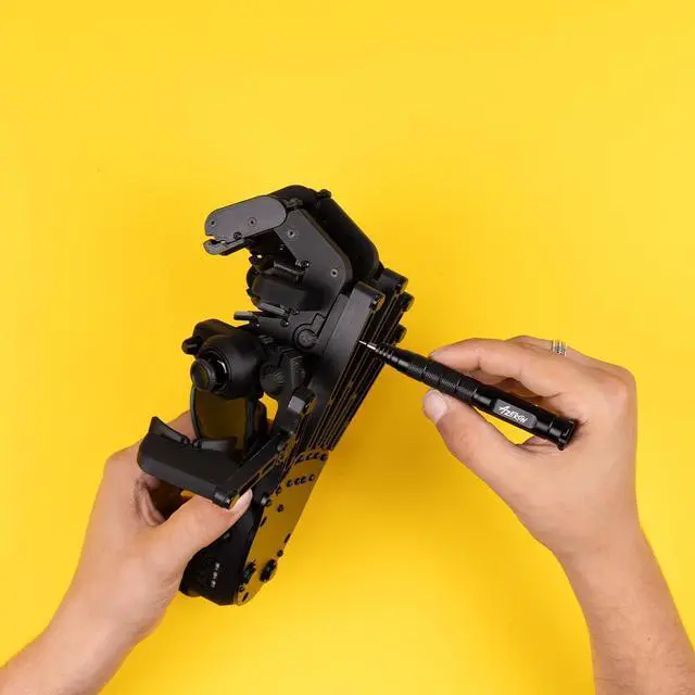 Alt view image 5 of 7 - AZERON Gaming Keypad, Programmable One Handed Gaming Keyboard, with Hall Effect Analog Thumbstick and 30 Programmable Keys, 3D Printed Customized Keypad, for Righties (Black, Cyborg ll)