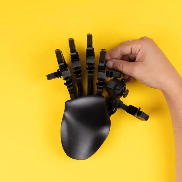 Alt view image 6 of 7 - AZERON Gaming Keypad, Programmable One Handed Gaming Keyboard, with Hall Effect Analog Thumbstick and 30 Programmable Keys, 3D Printed Customized Keypad, for Righties (Black, Cyborg ll)