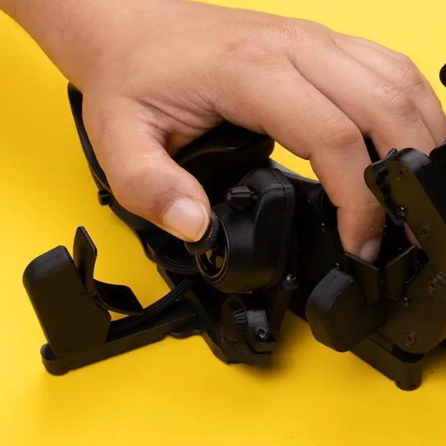 Alt view image 7 of 7 - AZERON Gaming Keypad, Programmable One Handed Gaming Keyboard, with Hall Effect Analog Thumbstick and 30 Programmable Keys, 3D Printed Customized Keypad, for Righties (Black, Cyborg ll)