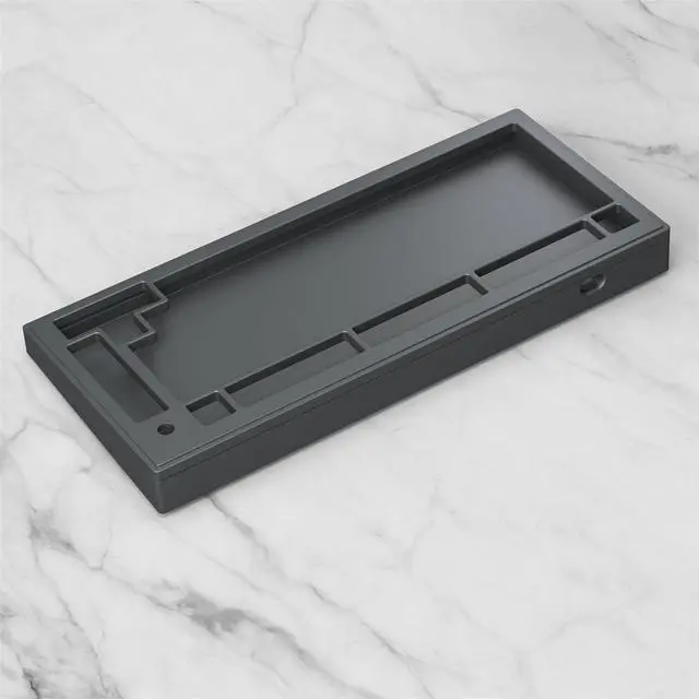 Alt view image 3 of 3 - DrunkDeer A75 Aluminum Case Kit for 75% Rapid Trigger Mechanical Gaming Keyboard, DIY Keyboard Case, Space Grey (Only Case)