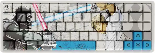 Main image of Team Liquid Star Wars Skywalker PBT Dye Sub Keycaps for Mechanical Gaming Keyboards, Cherry MX Switches, Custom Side Print, ANSI ISO Support, US Layout