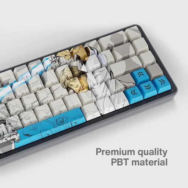 Alt view image 2 of 7 - Team Liquid Star Wars Skywalker PBT Dye Sub Keycaps for Mechanical Gaming Keyboards, Cherry MX Switches, Custom Side Print, ANSI ISO Support, US Layout