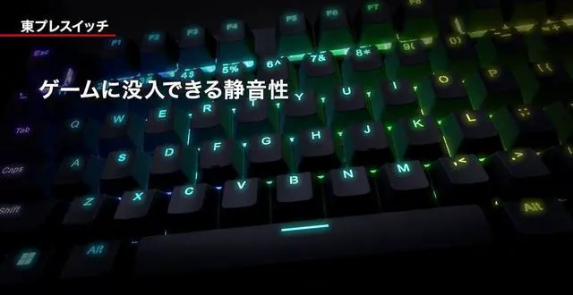 Alt view image 5 of 7 - GX1 Black TKL RGB Double Shot ABS Mechanical Keyboard (Topre 30g)