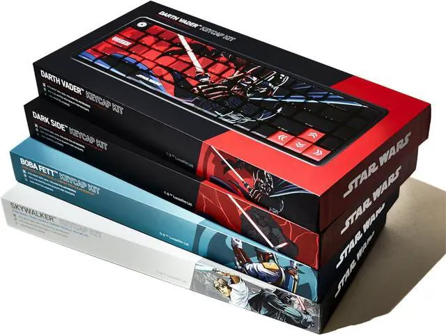 Alt view image 5 of 7 - Team Liquid Star Wars Skywalker PBT Dye Sub Keycaps for Mechanical Gaming Keyboards, Cherry MX Switches, Custom Side Print, ANSI ISO Support, US Layout