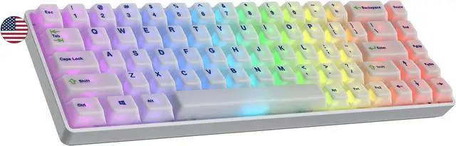 Main image of Ranked Master M65 HE 65% | Rapid Trigger Technology | Magnetic Mechanical Gaming Keyboard | 68 Keys RGB LED for PC/Mac Gamer | US Layout (POM Dye Sub Limited Edition, Clear Switch)