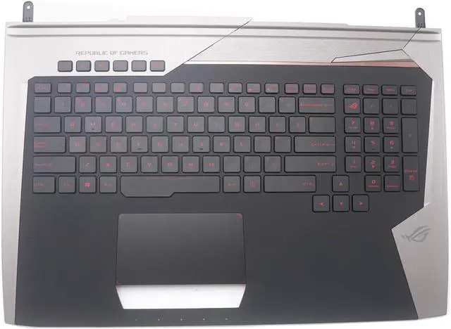 Main image of New Replacement Palmrest for Asus G752V G752VL G752VM G752VS G752VT G752VY Upper Case with Backlit Keyboard US 90NB0D61-R30US0 90NB09X1-R30280