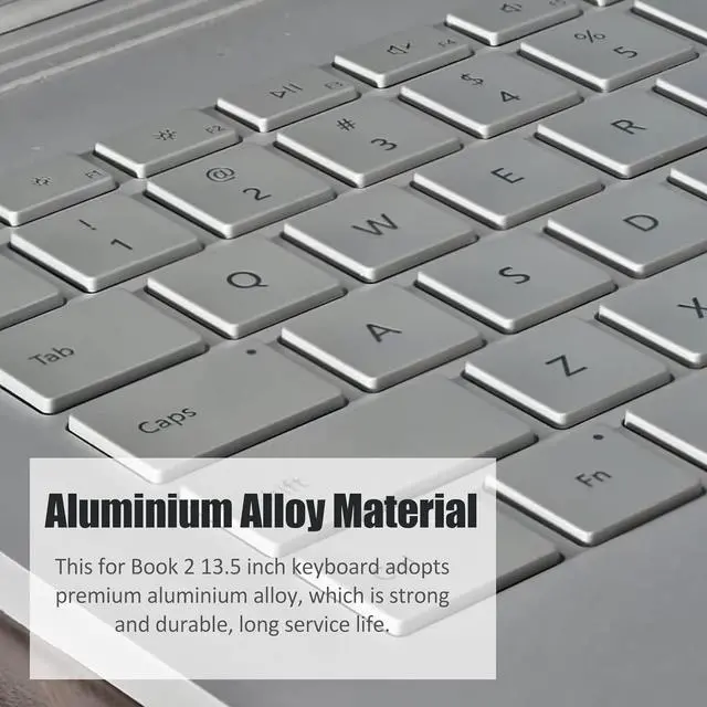 Alt view image 4 of 7 - Yoidesu Keyboard for Book 2 1834, 13.5in Portable Office Keyboard Multifunctional Laptop Keyboard Replacement for Book 2, Quick Response Without Delay, 11400mah