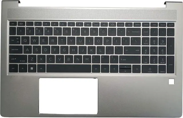 Alt view image 3 of 4 - Laptop Keyboard Compatible for HP ProBook 450 G9 455 G9 US Layout Backlit with Palmrest Upper Cover Case Shell