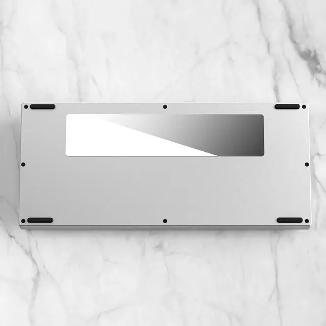 Alt view image 2 of 6 - DrunkDeer A75 Rapid Trigger Mechanical Keyboard TKL Aluminum Case Wired Magnetic Switch Compact 82Keys RGB No Keycap,with Knob,Sliver White