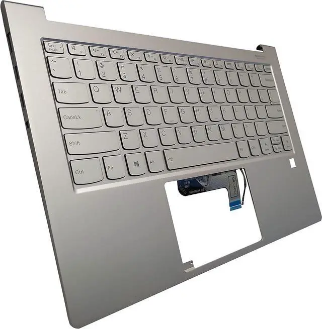 Main image of Laptop Replacement Keyboard Compatible for Lenovo Yoga 9 14ITL5,9-14ITL5 AM1KK000E00 US Layout Backlit with Palmrest Upper Cover Case Shell Fingerprint Hole 5CB0Z69768 82BG00 No TouchPad