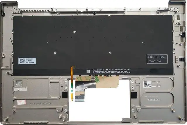 Alt view image 2 of 4 - Laptop Replacement Keyboard Compatible for Lenovo Yoga 9 14ITL5,9-14ITL5 AM1KK000E00 US Layout Backlit with Palmrest Upper Cover Case Shell Fingerprint Hole 5CB0Z69768 82BG00 No TouchPad