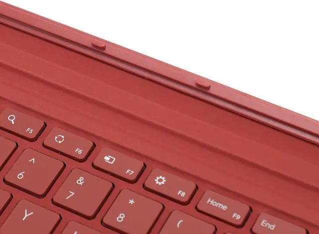 Alt view image 7 of 7 - Keyboard, Stable Multi Touchpad Magnetic Tablet Keyboard Colorful Backlight for Pro 3 4 5 6 7 for Videos (Red)