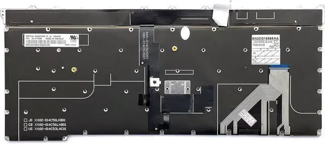 Alt view image 2 of 5 - New US Layout Keyboard with Backlit Replacement for Lenovo Thinkpad X1 Carbon Gen 3 3rd 2015 Versions 01YQ389
