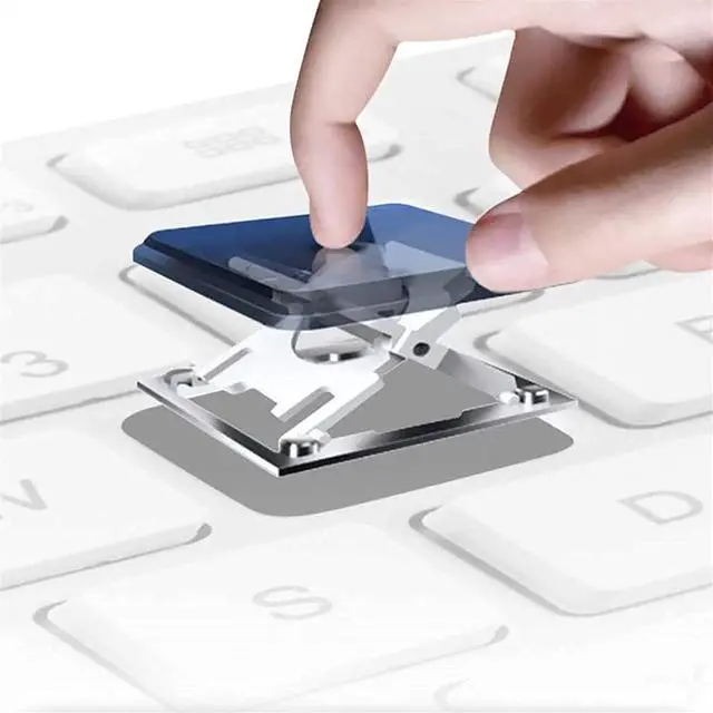 Alt view image 3 of 5 - USB Keyboard, Comfortable Quiet Keys, Aluminum Alloy Belongs to USB Cable Office Keyboard,Durable Ultra-Slim Wired Computer Keyboard for PC, Windows 10/8 / 7