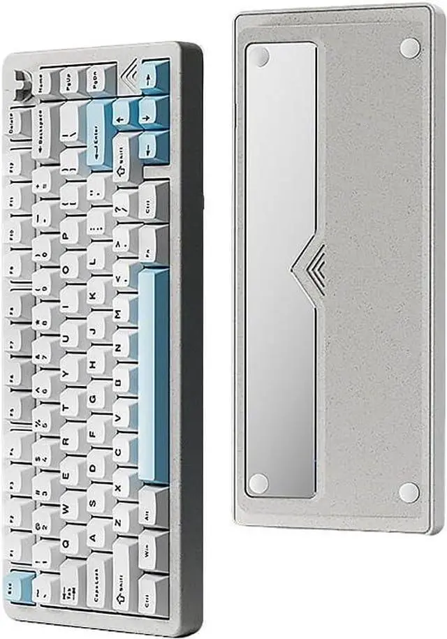 Main image of K75 75% Wireless Gaming Keyboard,Full Aluminum CNC Mechanical Keyboard BT/2.4G/Wired,Hot Swappable Custom Keyboard with Gasket Structure,RGB Custom Keyboard for Mac/Win (Gray)
