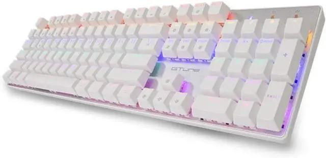 Main image of HANSUNG COM Gtune MKF30S Quick SWAP Switch Mechanical Custom Gaming Keyboard Rainbow LED NKEY-Rollover (English/Korean Layout) Blue Switch Click