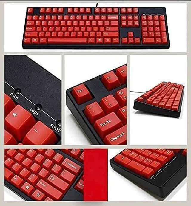 Alt view image 3 of 4 - Wired Mechanical Ergonomic Gaming Keyboard 108-Key Anti-Ghosting Full Size for Laptop Computer Game