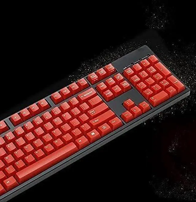 Alt view image 2 of 4 - Wired Mechanical Ergonomic Gaming Keyboard 108-Key Anti-Ghosting Full Size for Laptop Computer Game