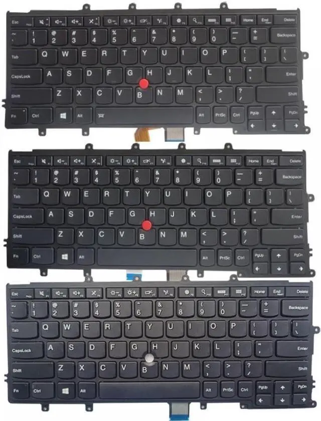 Alt view image 2 of 4 - US Keyboard Compatible with X230S X240S X240I X240 X250 X260S X270 Compatible with 04X0177 04Y0900 Black Keyboard(NO Pointing Stick)