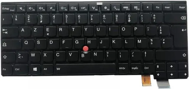 Alt view image 2 of 5 - Compatible FR Black Backlight Keyboard for T460S T470S Models SN20H42375 00PA463 Laptop Replacement Part