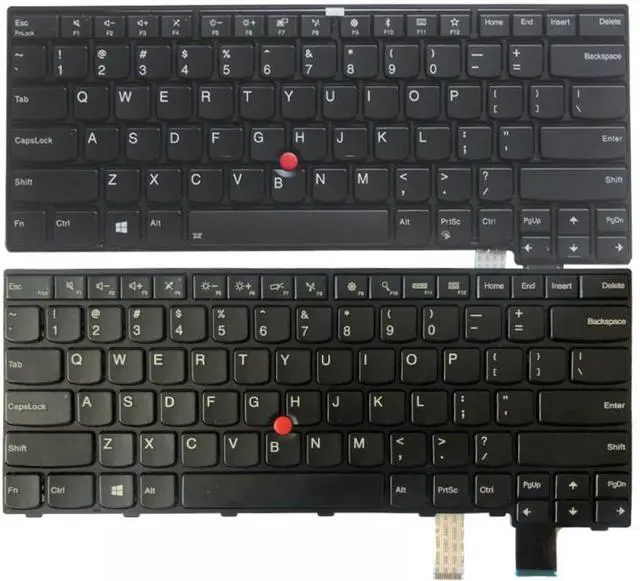 Alt view image 2 of 6 - US English Keyboard Compatible with T460S T470S Models 01EN682 01EN723 01EN600(with Backlight)